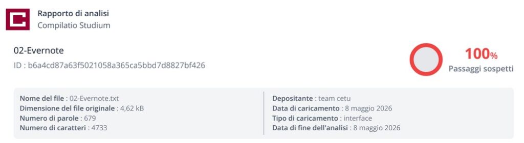 umanizzatoretestoaireportantiplagioevernote